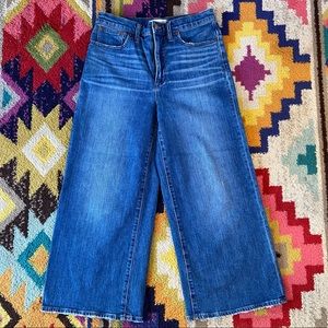 Madewell Wide Leg Crop Jean